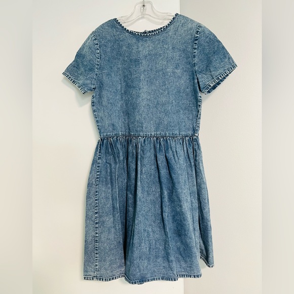 DENIM DRESS***Gorgeous Cut**Size 11/12 Like New - Picture 2 of 6